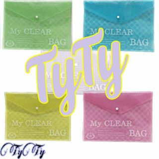 Bịch 12 Túi Bìa Đựng Hồ Sơ Nhiều Màu (loại lớn)