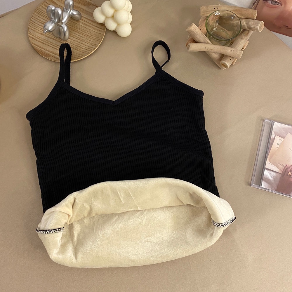 Áo Hai Dây Dáng Ôm Thời Trang Thu Đông Cho Nữ