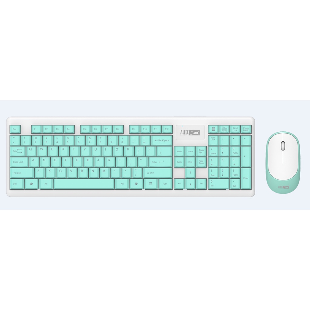 COMBO BÀN PHÍM CHUỘT KHÔNG DÂY ALTEC ALBC 6314,KEYBOARD MOUSE WIRELESS 2.4G 1200DPI