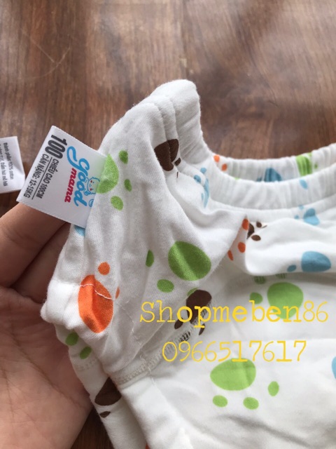 Quần bỏ bỉm 6 lớp goodmama 4 -16kg size 80 90 100 110