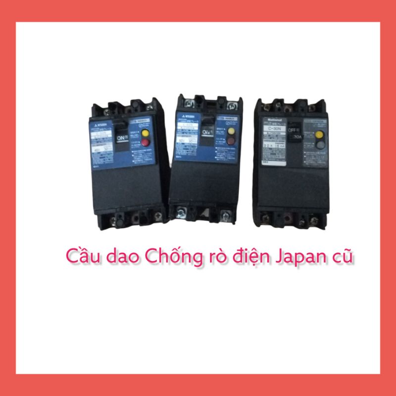 Cầu dao chống giật cũ Japan 40A và 50A 220v