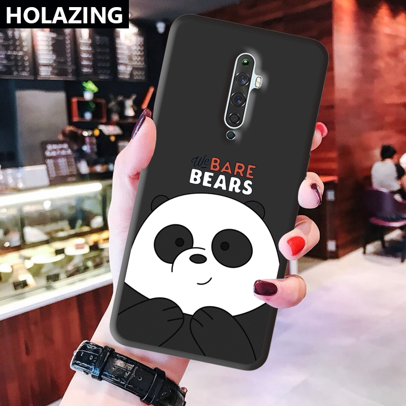 Ốp điện thoại TPU mềm in hình We Bare Bears cho OPPO Reno 2 Z F 10x Zoom