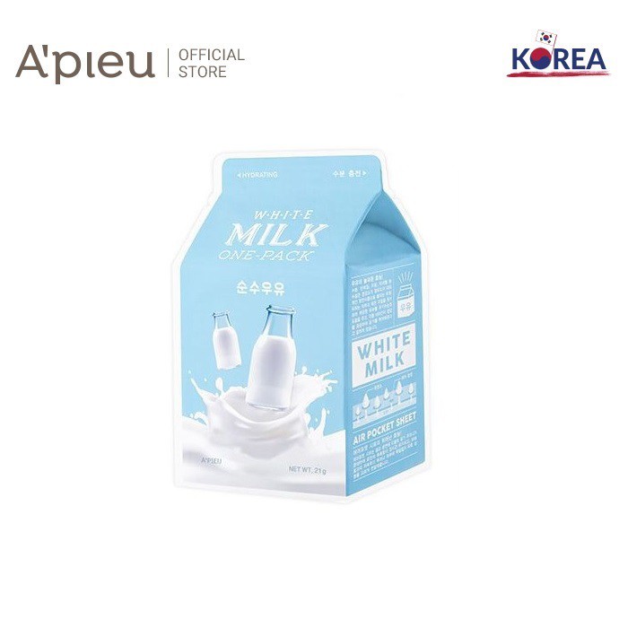 Mặt Nạ Chăm Sóc Da A'Pieu Milk One-Pack 21G