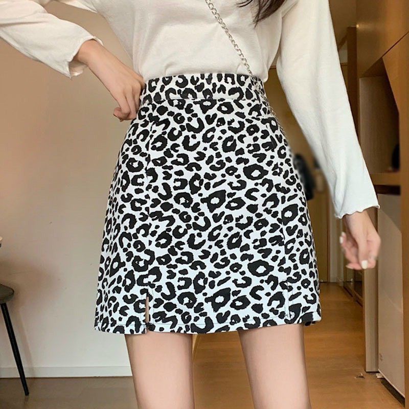 chân váy da beo siêu cá tính ảnh thật xinh hot hit