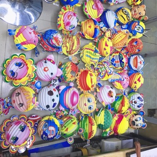 Combo lồng đèn thú trung