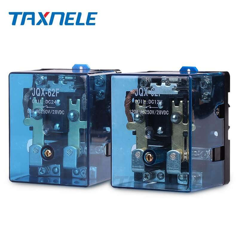 Rơ Le Điện Tử PCB 12V 24VDC 220VAC JQX-62F 2Z 80A