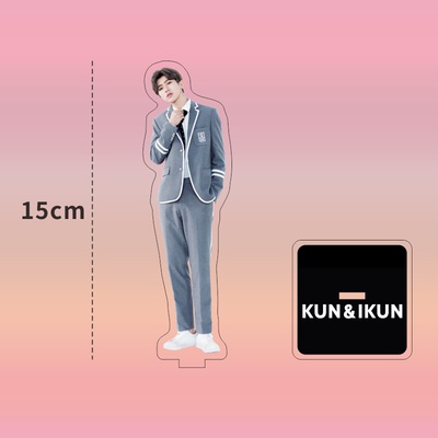 Standee, ảnh để bàn loại trong Thái Từ Khôn đế vuông Jun & IKUN