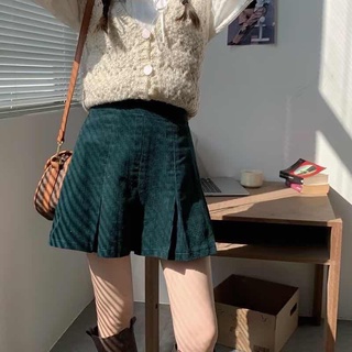 Chân váy nhung xếp li Audrey 971