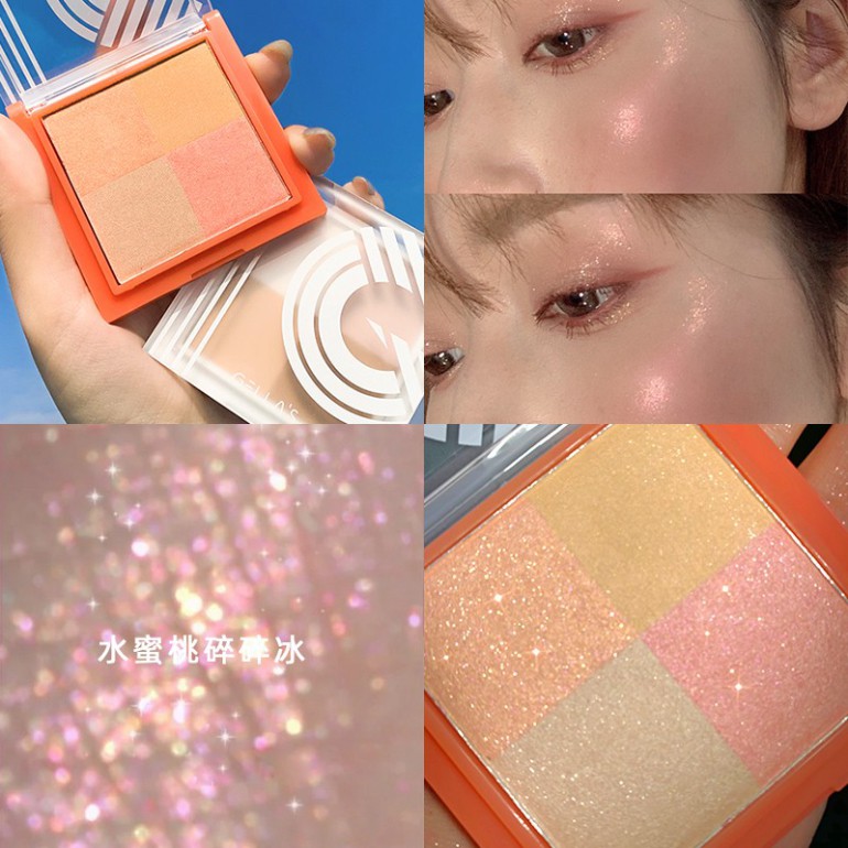 free ship Một Hộp Phấn Nhũ Trang Điểm Mắt Má Kiêm Bắt Sáng CHỮ G | BigBuy360 - bigbuy360.vn