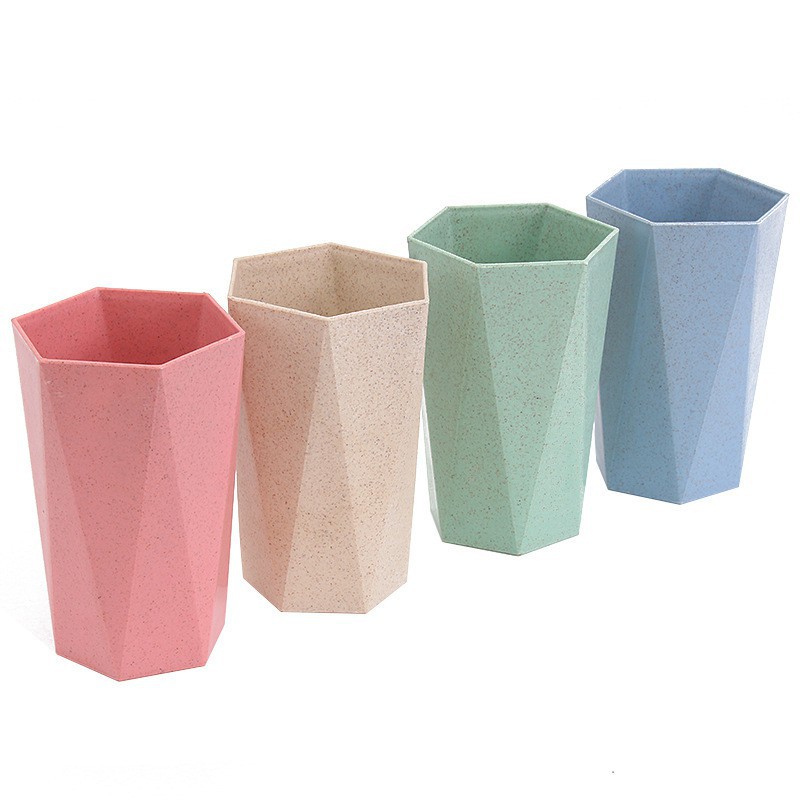 [FREESHIP]Cốc nhựa hình lục giác lúa mạch