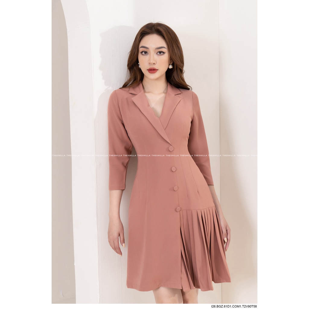 Váy đầm thiết kế tay lỡ xếp ly tùng cao cấp [ Có video + Ảnh thật ] The Shilla - I26BGZ.61D1