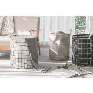 Sọt Vải / Giỏ Vải Canvas Đa Năng Đựng Đồ Quần Áo Đồ Chơi Chống Thấm Nước