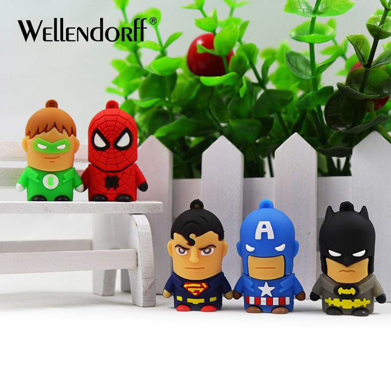 USB mặt hình siêu anh hùng đáng yêu dung lượng 512gb-1tb