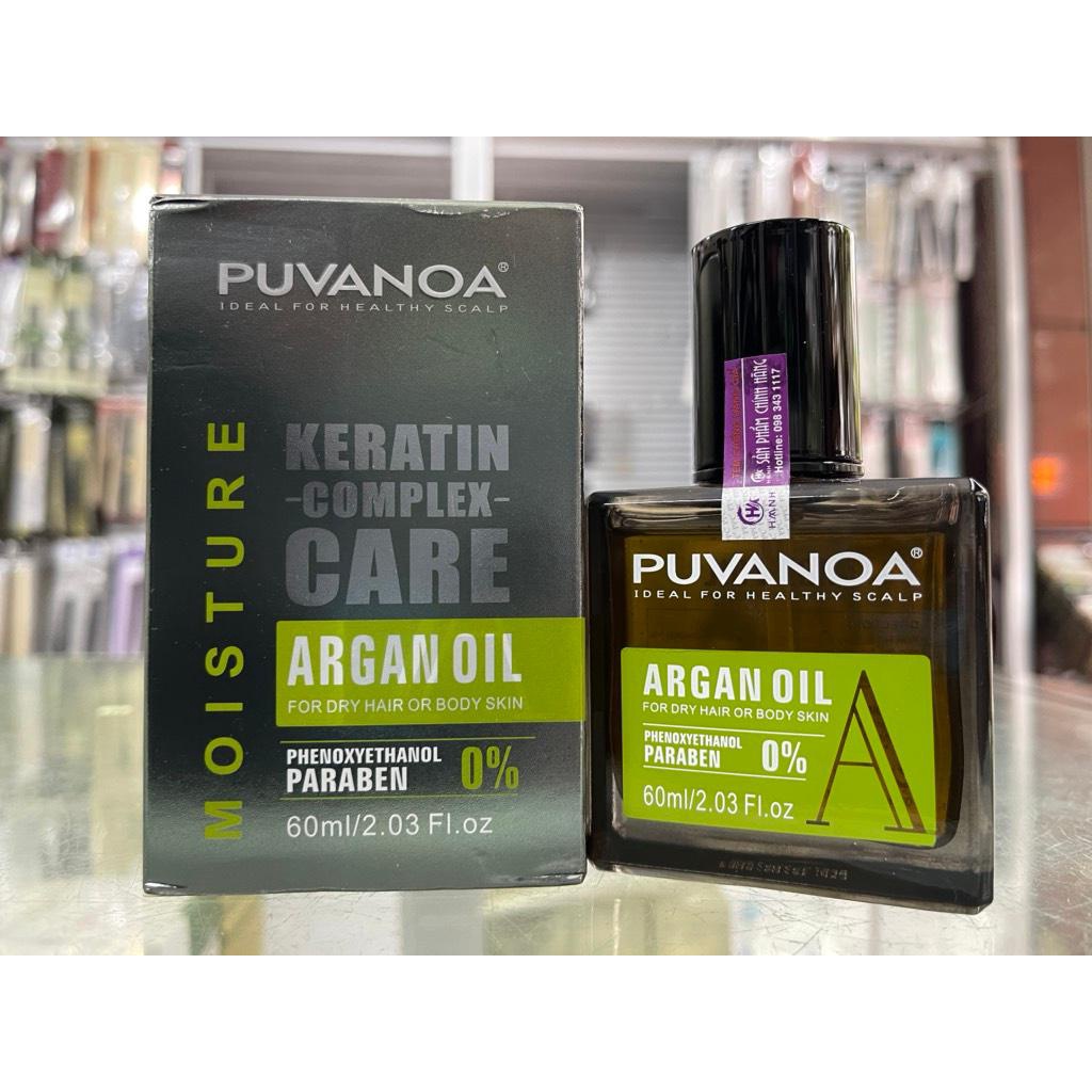 Tinh dầu dưỡng tóc , tạo nếp Puvanoa 60ml