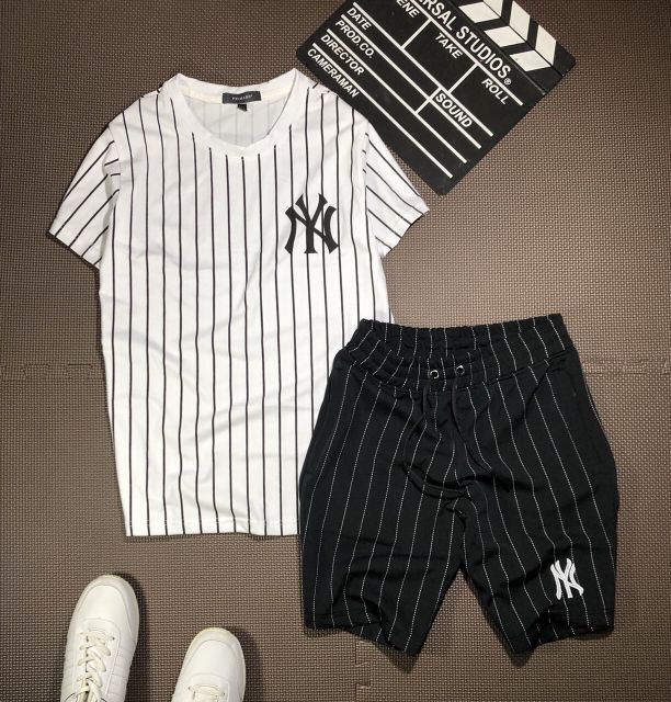 SET BỘ ĐỒ NAM NGẮN SỌC CAO CẤP VẢI COTTON XUẤT MỊN THẤM HÚT MỒ HÔI TỐT NHIÊIF MÀU | BigBuy360 - bigbuy360.vn