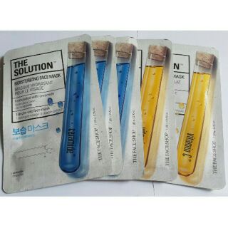 Mặt nạ giấy The Solution Radiance Face Mask (Vitamin C)