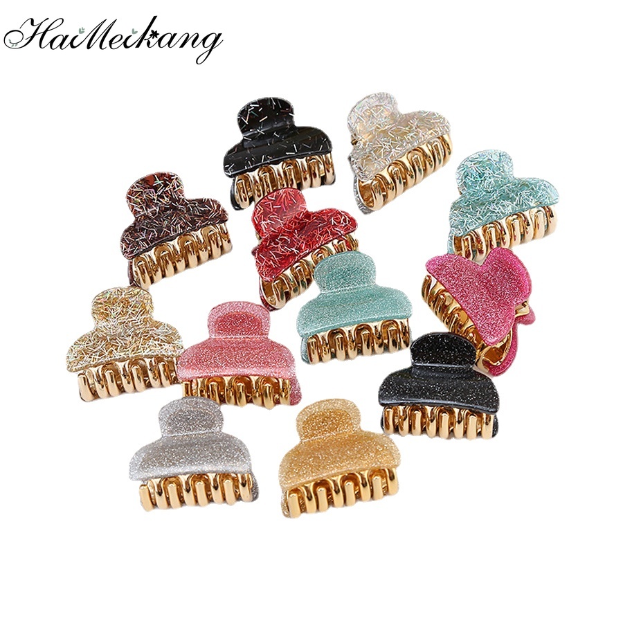 Kẹp Tóc Haimeikang Đính Sequin Lấp Lánh Phong Cách Hàn Quốc Cho Nữ