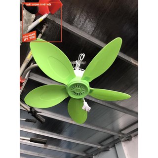 Quạt trần mini sải cánh 42cm dây đồng sịn cực mát tiết kiệm điện