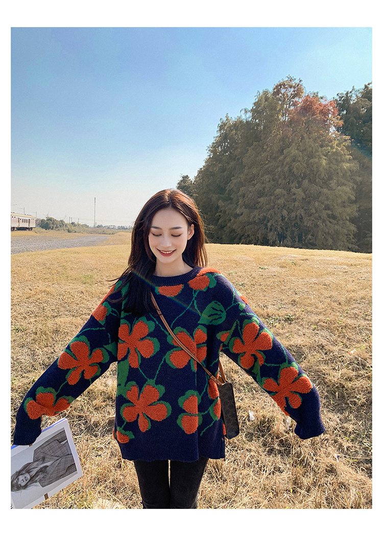 Áo Khoác Sweater Dáng Rộng Xinh Xắn Dành Cho Nữ | BigBuy360 - bigbuy360.vn