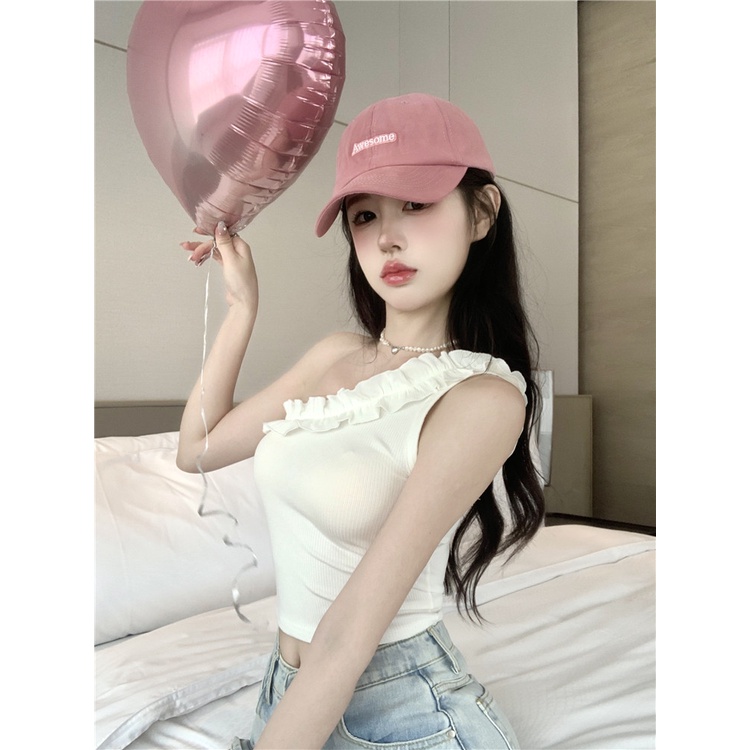 Áo Ngắn Trễ Vai Xẻ Tà Mùa Hè Mới