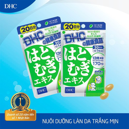 Viên uống Trắng da DHC Nhật Bản Adlay Extract 60 Ngày (60 Viên)