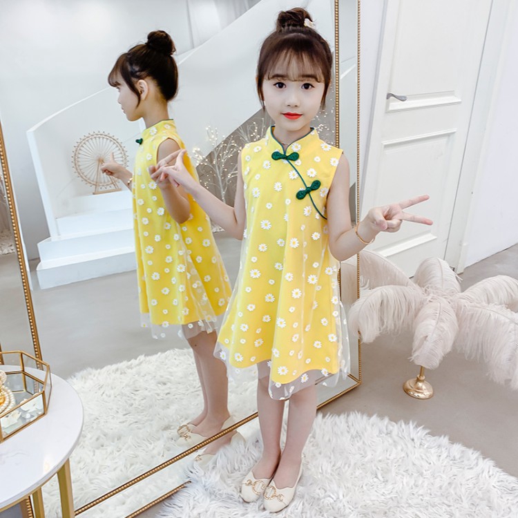 Áo đầm xinh xắn phong cách Hàn Quốc dành cho bé gái