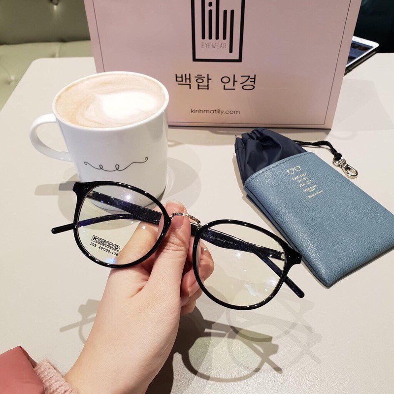 [Hàng loại 1]Gọng kính cận tròn trong suốt xì teen dành cho nữ | BigBuy360 - bigbuy360.vn