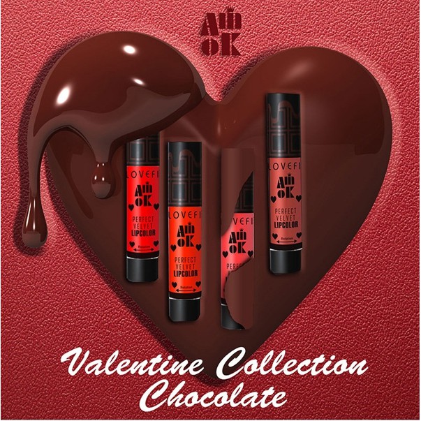 Son Kem Amok Lovefit Chocolate Perfect Velvet Lip Color