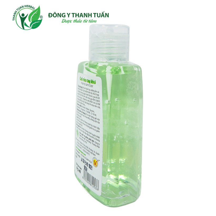 Gel rửa tay khô SPCa 65ml hương Trà Xanh và Dưa Hoàng Kim - Tiện dụng bỏ túi, diệt Khuẩn 99.99%