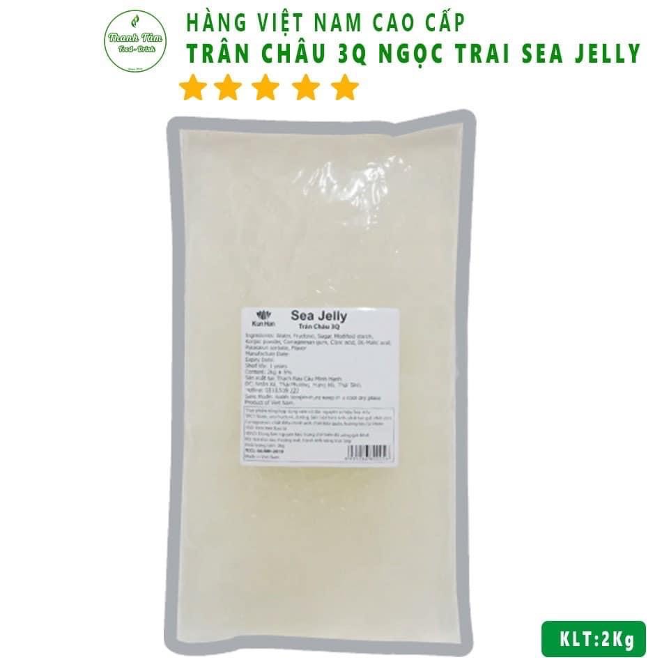 Trân châu Trắng Giòn 3Q Sea Jelly Thạch Ngọc Trai túi 2kg BẾP CỦA MẸ - ONICI