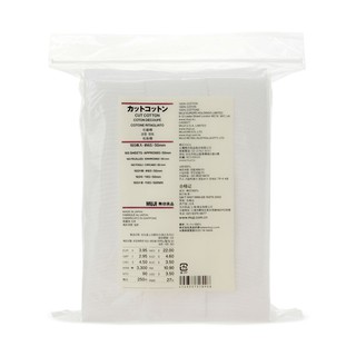 Bông tẩy trang Muji Cut Cotton 65x50 gói 165 miếng