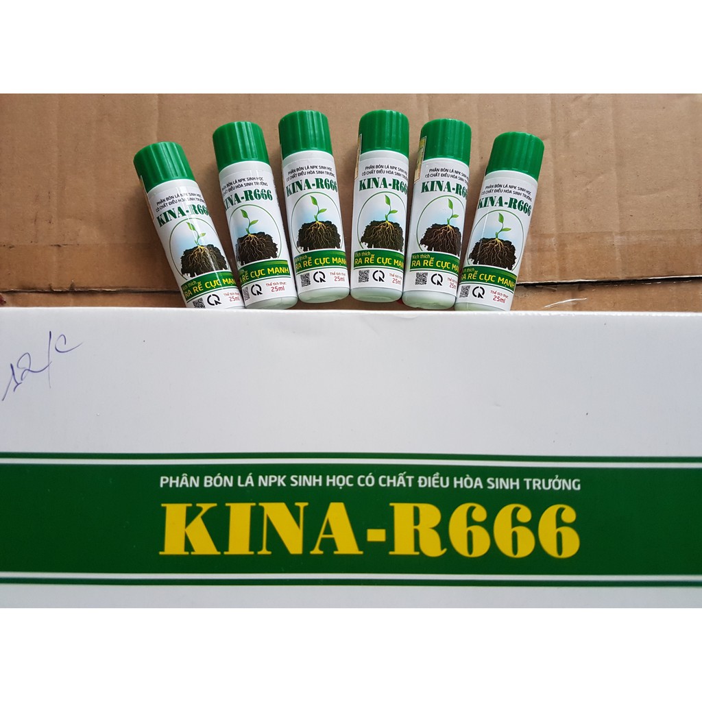 THUỐC RA RỄ CỰC MẠNH KINA R666 Có bổ sung điều hoà sinh trưởng.25ml