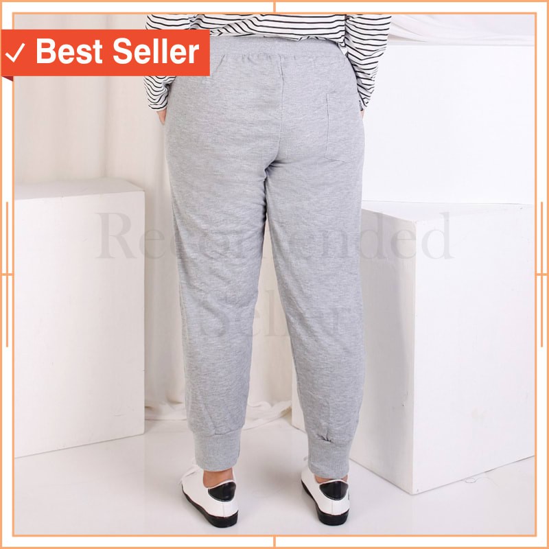 Quần Jogger Vải Eva Size Lớn Phong Cách Hiện Đại Cho Nữ