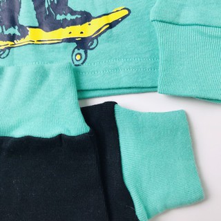 [2-8Y] Set 2 bộ cotton dài tay Carter's bé trai - Random