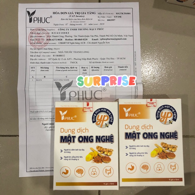 Mật ong nghệ Y Phúc- 15 gói | BigBuy360 - bigbuy360.vn