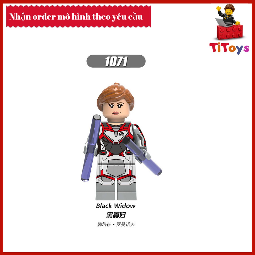 Minifigures Các Nhân Vật Siêu Anh Hùng Avenger 4 End Game - Đồ Chơi Lắp Ghép Xếp Hình Mô Hình XINH 0233