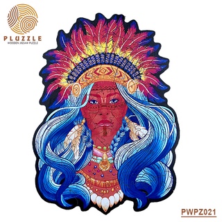 Bộ Xếp Hình Gỗ Thông Minh PLUZZLE hình Thổ dân da đỏ – PZ021