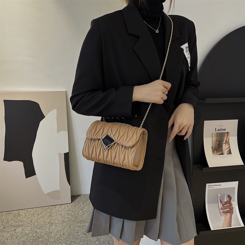 Túi Đeo Chéo Hình Vuông Nhỏ Đơn Giản Phong Cách Hàn Quốc