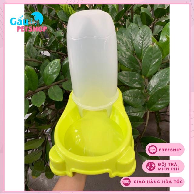 Bát ăn hạt/ nước tự động cho thú cưng (bát đơn hình gấu)