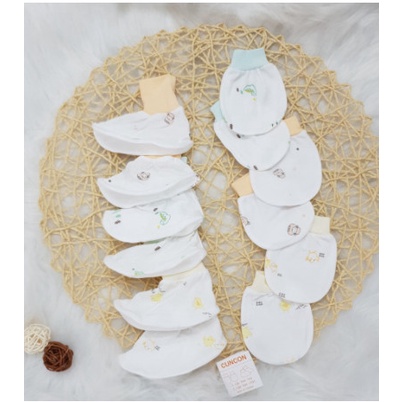 Set bao tay chân sơ sinh bo Cun con