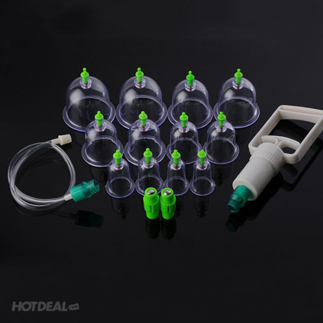 Bộ Giác Hơi 12 Ly Không Dùng Lửa