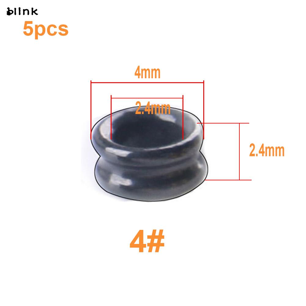 Set 5 Vòng Dẫn Hướng Dẫn Màu Đen Bằng Sứ DIY Mới 2022