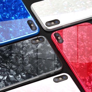 Ốp lưng iPhone 6/6Plus/7Plus/8Plus/X xà cừ bóng viền dẻo tpu cao cấp