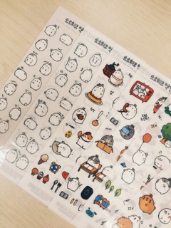 Sticker thỏ MOLANG