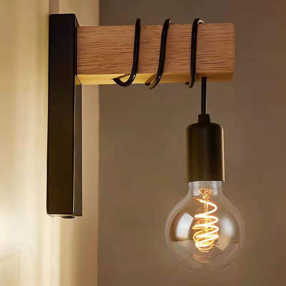 Đuôi Đèn E27 40W Đế Sắt Treo Tường Trang Trí Phong Cách Vintage