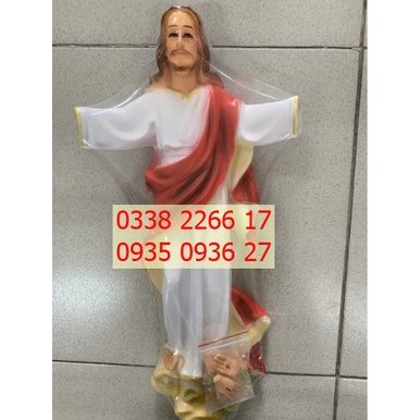 425, Tượng công giáo - Chúa phục sinh 50cm