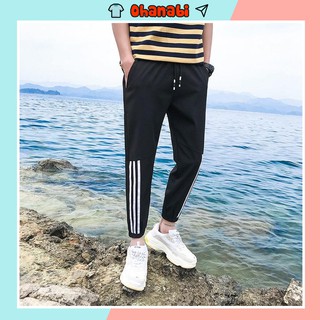 Quần jogger nam 3 vạch dọc phong cách thể thao chất liệu Umi co dãn siêu đẹp