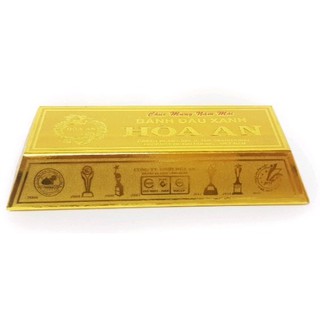 (Hàng bán tết) Thỏi vàng Bánh đậu xanh Hòa An 100g