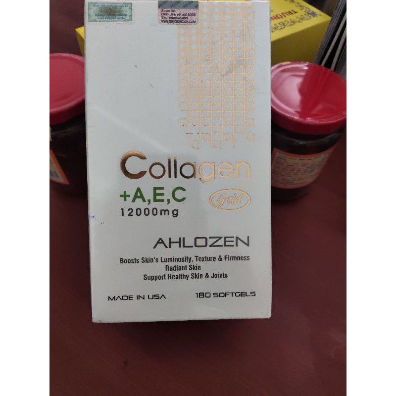 Collagen AEC Gold 12000mg Ahlozen Cao Cấp Từ Mỹ