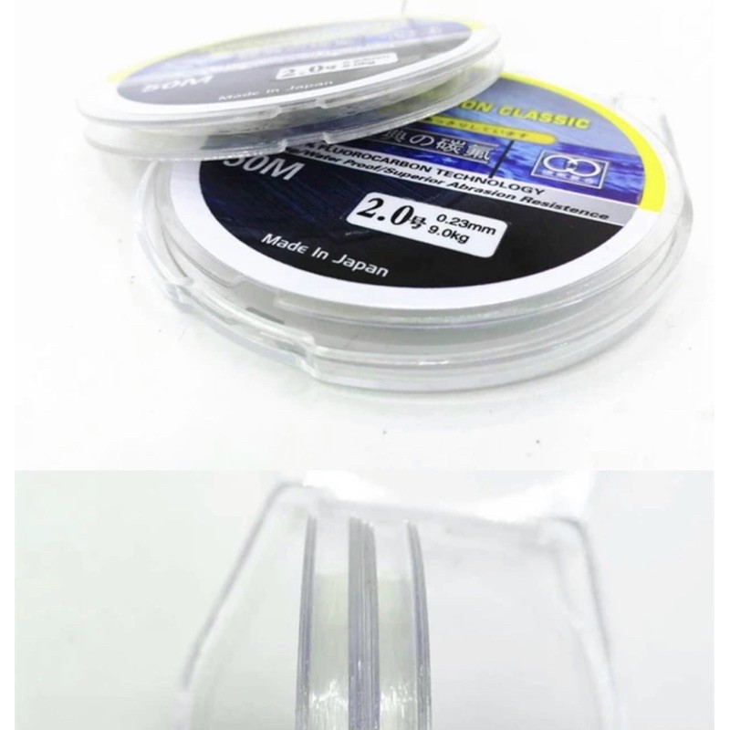 Cước thẻo câu đai Fluorocarbon 50m